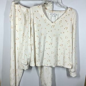 Soma Wknd 2 piece pant Pajama Set Size Medium
